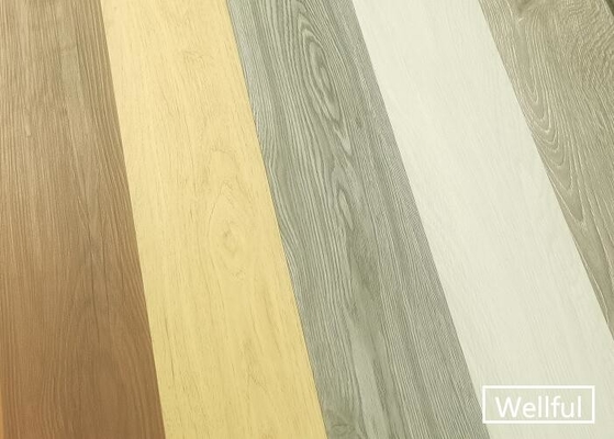 2.0mm Dry Back LVT Vinyl Flooring Waterproof Luxury Wood Embossed 152.4mm X 914.4mm