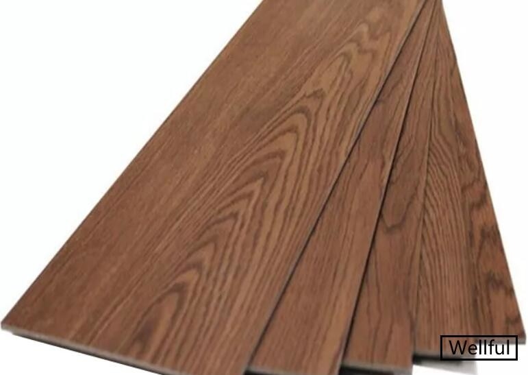 Dry Back Vinyl Flooring 1.5mm LVT Wood PVC Flooring Fire Resistance