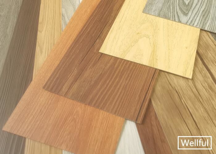 Glue Down Luxury Vinyl Plank Flooring 2.0mm,Wooden Plastic Flooring Fire Resistance